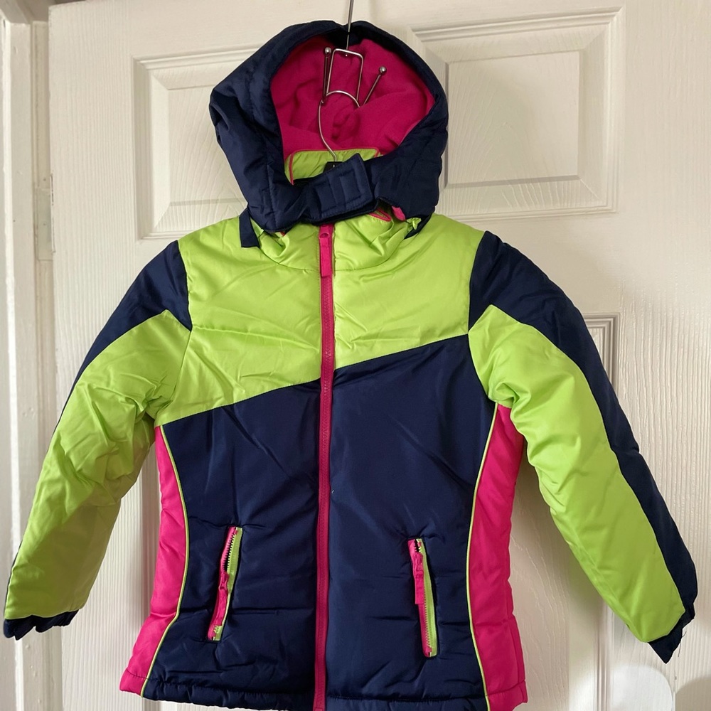 Mint Girl Puffer Hooded Winter Jacket Size M (5/6)